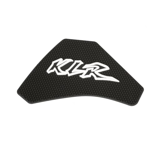 KLR650 Tank PAD Front Side Tank Pad Fuel Stickers Compatible with Klr650 2022-2025 3D Gel Tank Fuel Gip Decal KLR650 Sticker Pad (Black) - color: 144 Black