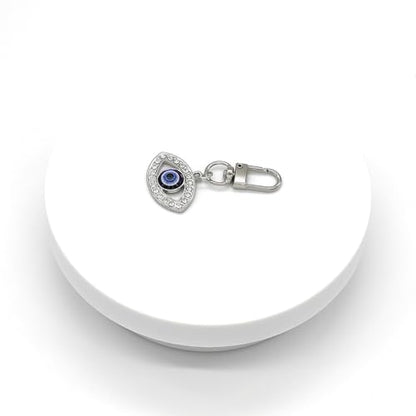 Evil Eye Keychains Car Key Ring Bag Purse Charm for Women Men - Good Luck Amulet Protection - color: L