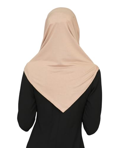 Prien Chic Ready To Wear Hijab For Women, Muslim Long Turban Undercap Set, Instant Scarf, Prayer Clothes For Girls, Abaya - color: Deep Mink
