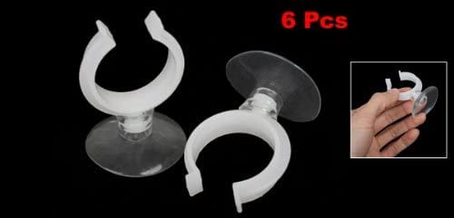 XYWHPGV 6Pcs Silicone Suction Cup Holder 30mm Dia Tube Airline For Aquarium(2f2ff 726b6 5b852 e4ada e45c6 fa693