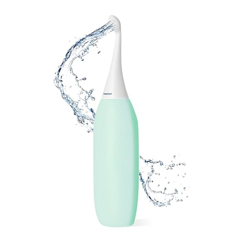 HappyPo 오리지널 휴대용 비데 - 엄마, 여성 및 이동 중인 모든 사람을 위한 300ml 페리 보틀 - 산후 관리, 여행, 개인 위생을 위한 간편한 비데 2.0 - 배변 청소 및 여성 관리(민트) - color: 민트, size: 1개(1팩)