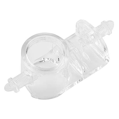 Zerodis Aquarium Acrylic Hose Clamp/Holder Fish Tank Accessories for 22mm Fish Tank Tube Easy Installation Accessory Aquarium Acrylic Hose Clamp/Holder Stable Supplies