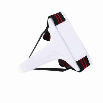 Dioche Boxing GroWomens Taekwondo Groin Guard - Ergonomic Design Boxing Karate Protector for Optimal Coverage - Durable PU Leather - Size L - size: Large