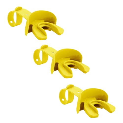 Vettex Doubleguard Mouthguard with Lip Protection - color: Yellow, size: Pack of 3
