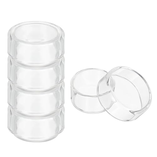 PATIKIL 35mm High Borosilicate Glass Petri Dishes with Lids, 5 Pack Petri Plates for Lab Science Experiment, Clear - size: 35mm