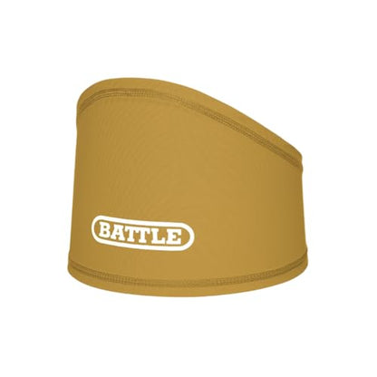 Battle Skull Wrap (10 Years & Up) | Head band keeps sweat out of your eyes, Performance fabric for comfort, Open top ventilation, Lightweight breathable fit - color: Gold