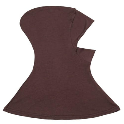 Women Slouchy Beanies Cap Soft Hijab Cap Under Scarf for Women Muslim Jersey Hijab Undercaps(1PC/2PC) - color: Black+coffee