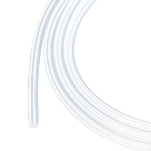 1m(3.3ft) 1mm(0.04") ID x 4mm(0.16") OD Silicone Tubing Clear Industrial Plastic Tubing Pure Silicone Hoses for Pump Siphoning Draining Irrigation Brewing - color: Clear, size: 0.04" x 0.16"