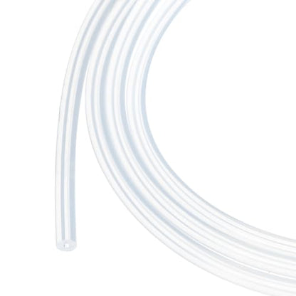 1m(3.3ft) 1mm(0.04") ID x 4mm(0.16") OD Silicone Tubing Clear Industrial Plastic Tubing Pure Silicone Hoses for Pump Siphoning Draining Irrigation Brewing - color: Clear, size: 0.04" x 0.16"