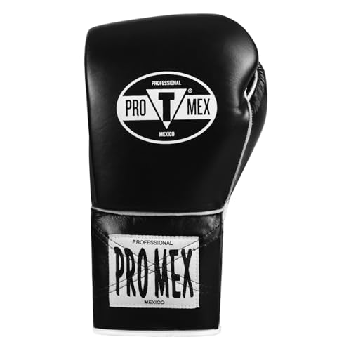 Title Boxing Pro Mex Professional Edge Lace Training/Sparring Boxing Gloves - color: Black, size: 16 oz