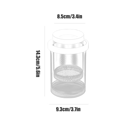 3 Pack Floating Fish Isolation Box for Aquarium Tank, Floating Breeder Hatching Box Clear Hatchery Incubator for Baby Fish Betta Guppy Clownfishes