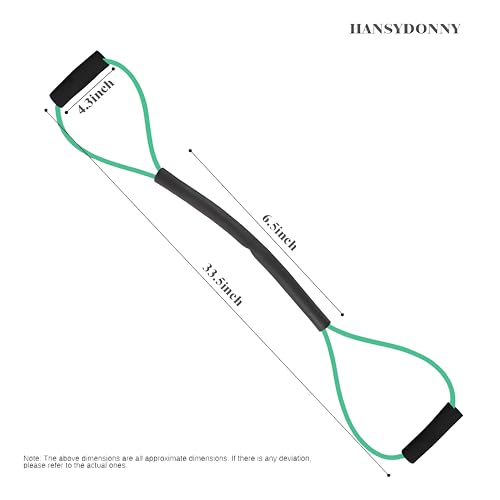 𝐇𝐀𝐍𝐒𝐘𝐃𝐎𝐍𝐍𝐘 Boxing Resistance Bands for Explosive Strength and Speed Training - Enhance Your Boxing Skills Anywhere, Anytime - color: Green (30LB)