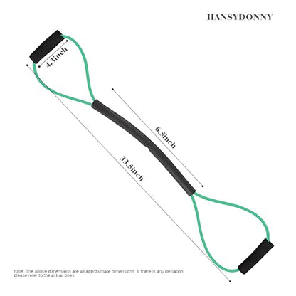 𝐇𝐀𝐍𝐒𝐘𝐃𝐎𝐍𝐍𝐘 Boxing Resistance Bands for Explosive Strength and Speed Training - Enhance Your Boxing Skills Anywhere, Anytime - color: Green (30LB)