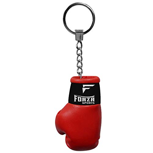 Mini Boxing Glove Keychain - color: Red