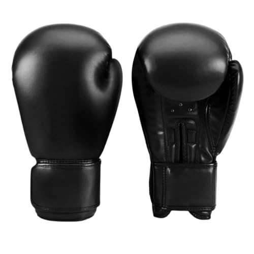 Boxing Gloves for Men and Women,PU Leather Breathable Pro Training Gloves,Hook and Loop Closure Boxing Training Gloves for Sparring MMA Kickboxing Muay Thai - size: 10 oz