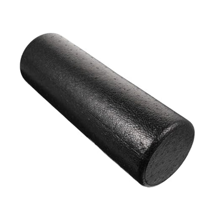 High Density Solid Yoga Massage Roller for Muscle Fitness Foam Roller for Back Neck Shoulder Leg Massage Smooth Surface for Tissue Relief (15x45cm)
