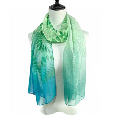 Acotavie Scarfs for Women Lightweight Fashion Scarves Print Floral Pattern Scarf Shawl Wraps - color: B01