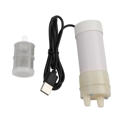 5V Self Priming Pump, USB Water Pump, 4L/Min Flow Rate, Plastic Body, 6MM Tube ID, For Aquarium, Balcony, Travel, Outdoor Use(3Meter) - size: 3Meter