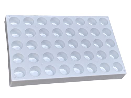 MUHWA Vial Racks for 10ml Vials, 40 Holes Sample Bottles Rack, Φ25mm, Pack of One - size: 10ml Φ25mm