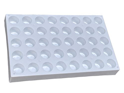 MUHWA Vial Racks for 20ml Vials, 40 Holes Sample Bottles Rack, Φ28mm, Pack of One - size: 20ml Φ28mm