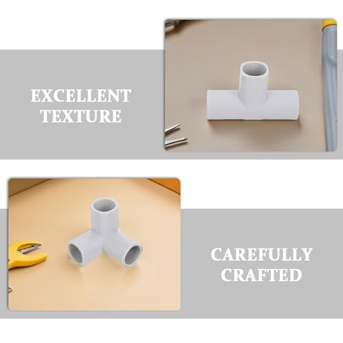 ERINGOGO 8pcs Baby Playpen Connectors T Shaped Joints Baby and Pet Gate Replacement Parts for Play Yard Safety and Easy Assembly