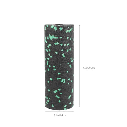 Toddmomy Roller Mini Muscle Roller for Legs Back and Full Body Massage 5.90 X 2.12 X 2.12 in Compact Travel Foam for Yoga Training Balance and Post-Workout Recovery