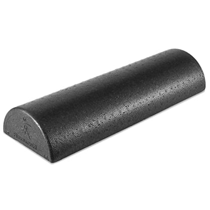 ProsourceFit High Density Foam Rollers - inches long. Firm Full Body Athletic Massager for Back Stretching, Yoga, Pilates, Post Workout Trigger Point Release - color: Black - 18" X 3"