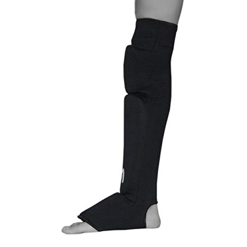 Ultimate - Cloth Shin Instep with Built-in Knee Pad - Karate MMA Boxing Muay Thai Training - size: Small-Medium