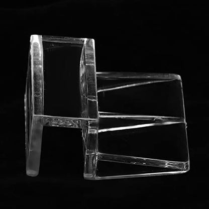 KIMISS 20Pcs Glass Cover Acrylic Clip Holder Support Clamp Accessory for Aquarium Fish 20Pcs Glass Cover (8mm) - size: 8mm