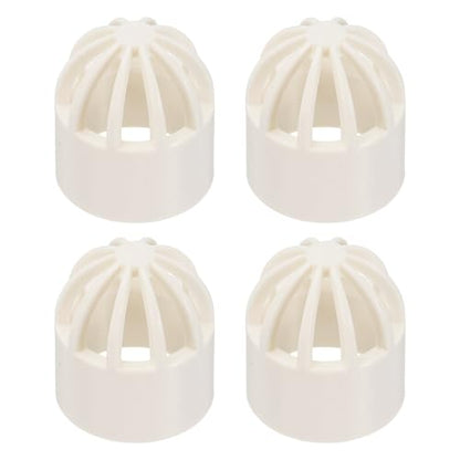 PATIKIL 0.8 Inch (20mm) Fish Cover Permeable Cap, 4 Pcs PVC Breathable Cap Aquarium Guard Fish Tank Intake Cover, White - color: White, size: 0.8Inch(20mm)