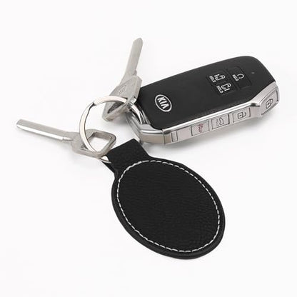 LaserGram Oval Keychain, Allah 1, Personalized Engraving Included (Black with Silver) - color: Black With Silver