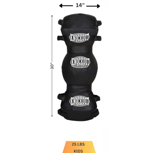 MACS Filled Ground and Pound Grappling Dummy for MMA Submission Fitness Punching Kickboxing Tackling BJJ Training Boxing Wrestling Practice for Kids 25lbs and for Adults 45lbs (Ready to Use)