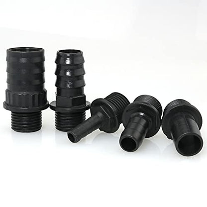 Nozzles Kit for Fountain Pump, Replacement Adapters 5 Sizes Plastic Nozzles for Aquarium, Fish Tank, Pond, Hydroponics, Statuary