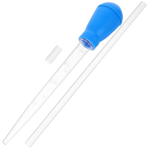 Mipcase Manual Aquarium Suction Extender Fish Tank Tool with Pipette for Tank Maintenance
