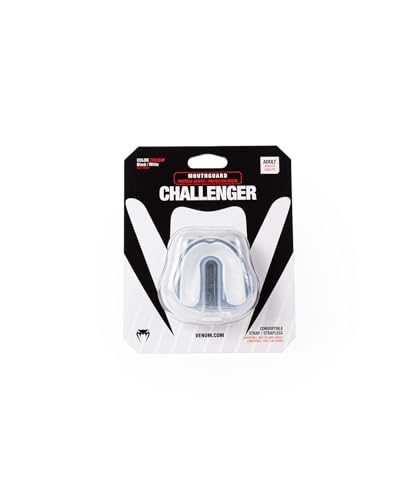 Venum Challenger Mouthguard - Strap/Strapless - color: Black/White, size: Adult