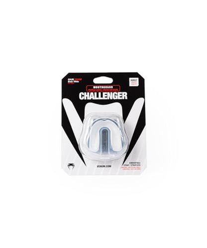 Venum Challenger Mouthguard - Strap/Strapless - color: Black/White, size: Adult