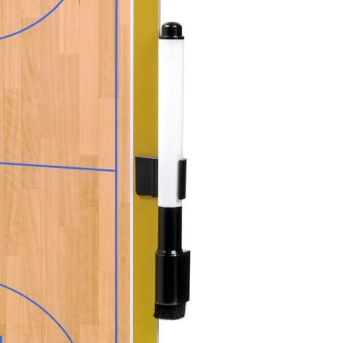 Cannon Sports Dry Erase Coaches Board with Marker - Double-Sided Dry Erase Coaching Board for Baseball, Basketball, Football, Soccer, and Hockey - Perfect for Practices and Games (Basketball) - style: Basketball
