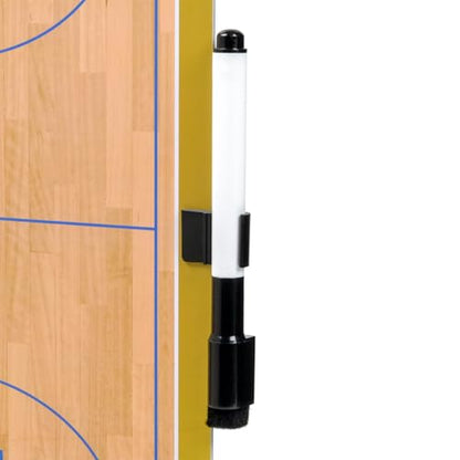 Cannon Sports Dry Erase Coaches Board with Marker - Double-Sided Dry Erase Coaching Board for Baseball, Basketball, Football, Soccer, and Hockey - Perfect for Practices and Games (Basketball) - style: Basketball
