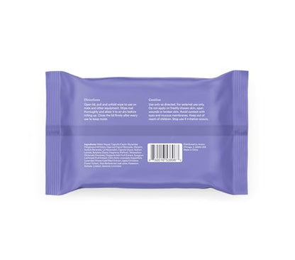 ASUTRA Yoga Mat Cleaning Wipes (Lovely Lavender), 1 (1 Pouch = 30 Wipes) | Pouch (30 Wipes) - No Slippery Residue, Deep-Cleansing for Fitness Gear & Gym Equipment - size: 1 Pouch (30 Wipes)
