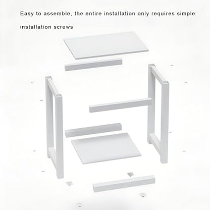 Fish Tank Stand,2-Tier Metal Fish Stand Cabinet, Heavy-Duty Load-Bearing Rack Shelf, Home Storage Solution, Durable Bracket for Organizing Fish Supplies and Accessories - size: 60x35x75cm