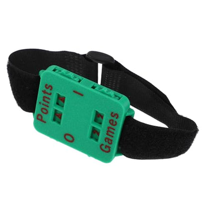 Angoily Portable Tennis Score Counter Wristband Manual Dial Golf Score Keeper Watch Lightweight Outdoor Training Games