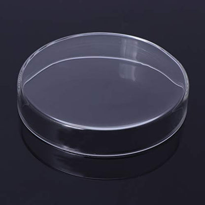 Aquarium Shrimp Feeding Dish High Glass Bottom Feeder Food Bowl 3.9 3.5 3.2 2.6 2.4 Inches Round Tray - size: Large