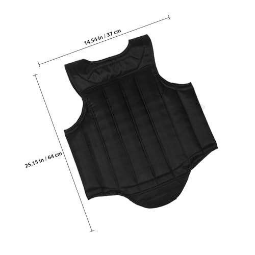 Toyvian Boxing Chest Protector Impact Protection Gear Breathable Sponge Chest Shield Portable Martial Arts Body Protector for Adults Training and Sparring