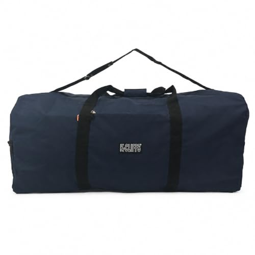 Heavy Duty Cargo Duffel Large Sport Gear Drum Set Equipment Hardware Travel Bag Rooftop Rack Bag - color: Navy, size: 42" x 20" x 20"