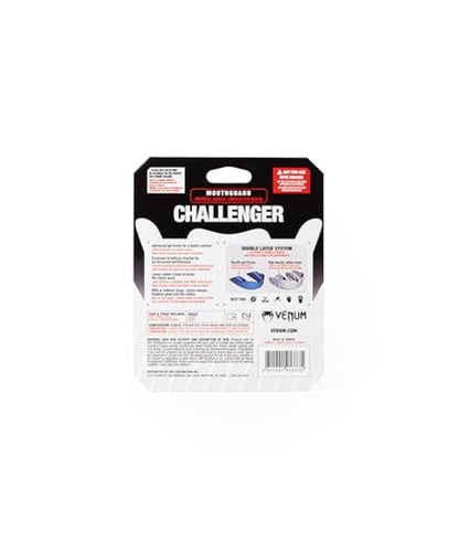Venum Challenger Mouthguard - Strap/Strapless - color: Black/White, size: Adult