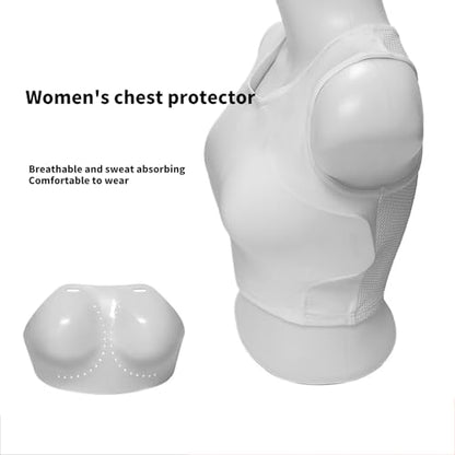 Women's Breast Protector for Boxing Karate Teakwondo Female Boxing Chest Protector Karate Chest Guard Easy to Use - size: Medium