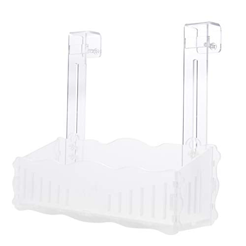 POPETPOP Fish Tank Aquarium Planter Fish Tank Plant Holder Aquarium Planting Cup Transparent Aquatic Plant Cup Shelf for Home Dorm Store Supplies