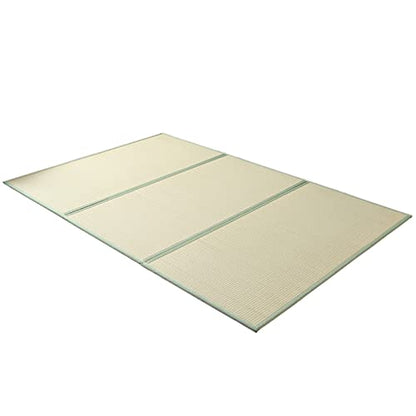Natural Igusa Rush Grass Floor Tatami Mat,TwinXL 83" x 39" x 0.5" | Japanese Portable Folding Firm Traditional Bed Mattress, Foldable Pad Futon,for Sleeping,Sitting,Yoga,Relaxing,Zen - size: Twin XL