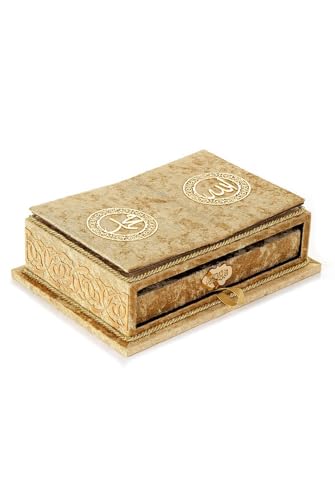 The Holy Quran Velvet Box Sets | Special Quran Holder Stand | Luxury Islamic Gift | Spiritual Grace| Quran Dimension;6.6*9.4inch/17*24cm I Perfect Ramadan, Eid, Umrah Gift for Muslim Women Men (Gold) - color: Gold
