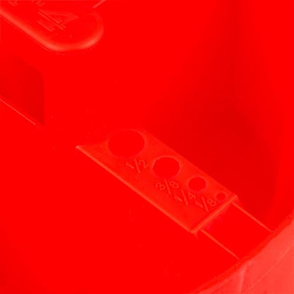 Bucket Boss - Super Stacker Small Parts Organizer, Bucket Organization (15054), Red - size: (Pack of 1)